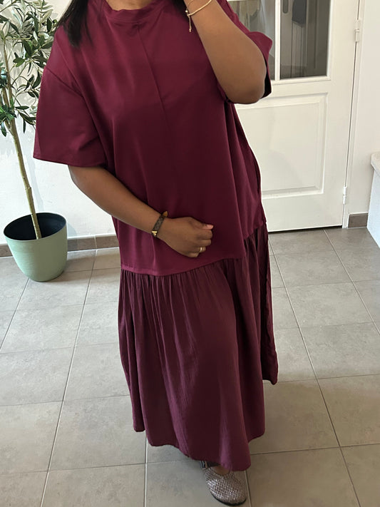 ROBE TEE-SHIRT PRUNE