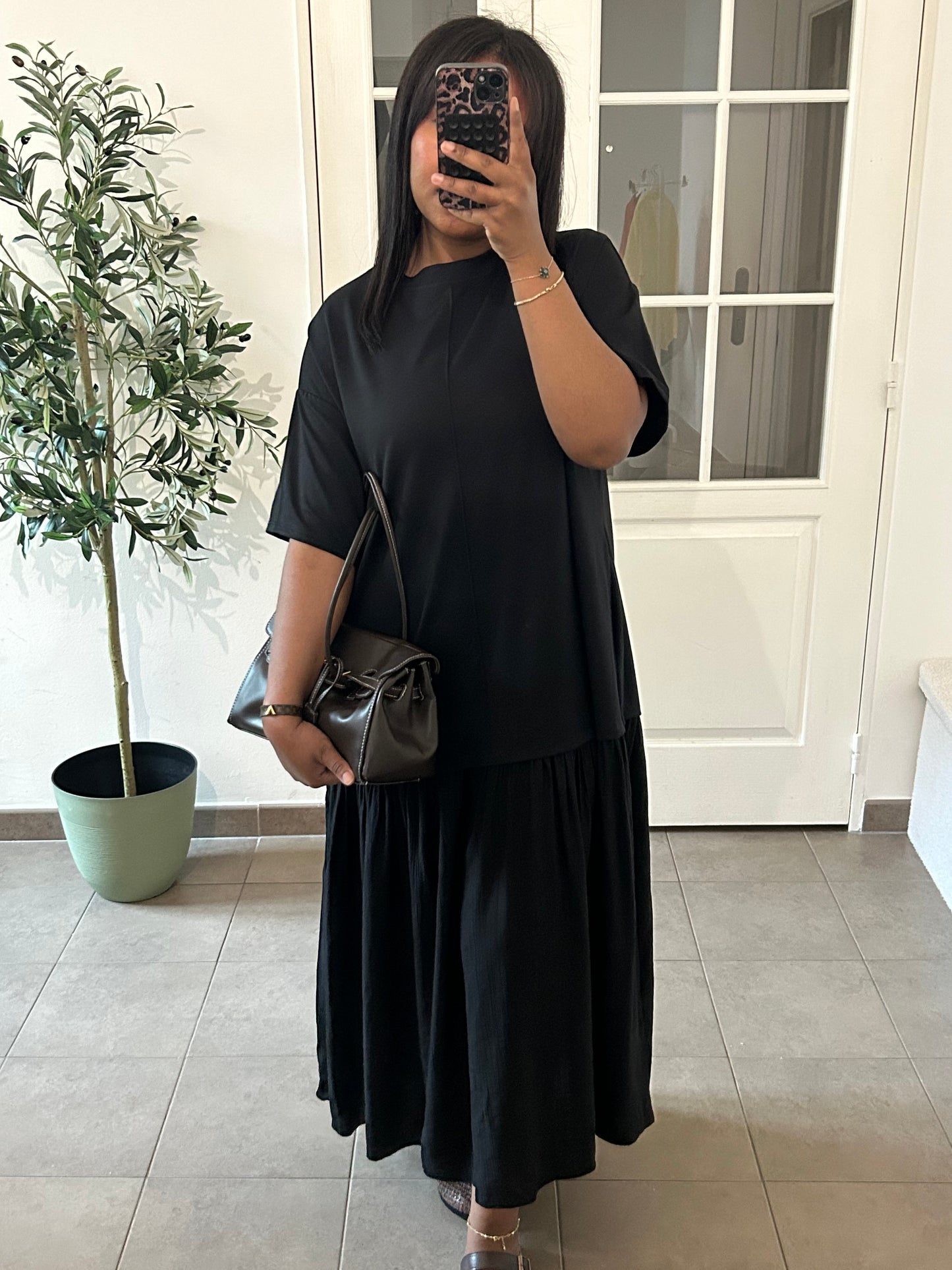 ROBE TEE-SHIRT NOIR