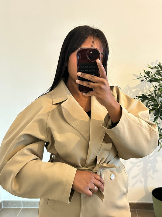TRENCH MANCHES BOUFFANTE