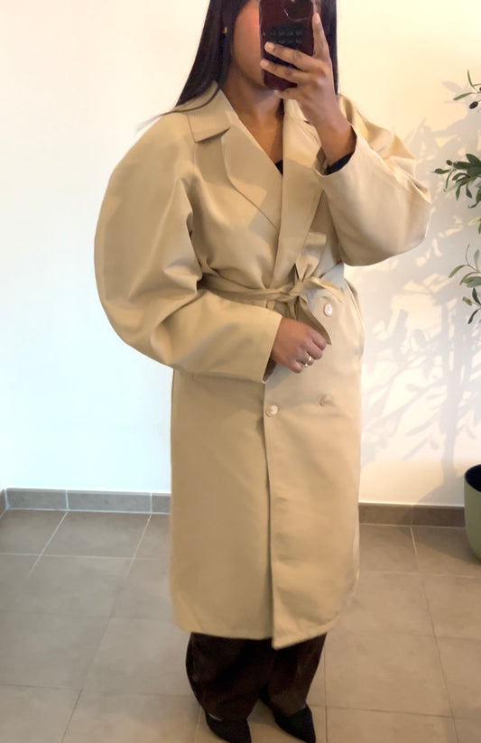TRENCH MANCHES BOUFFANTE
